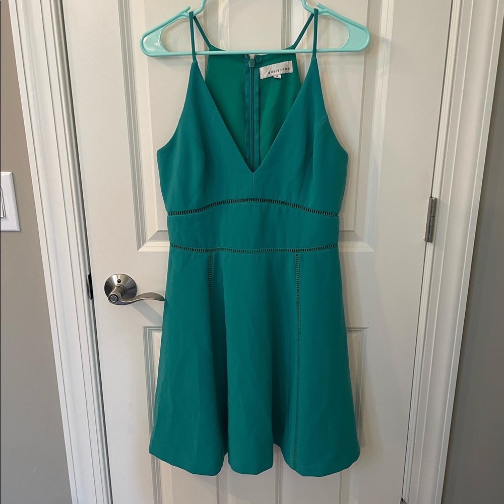 Adelyn Rae green dress
